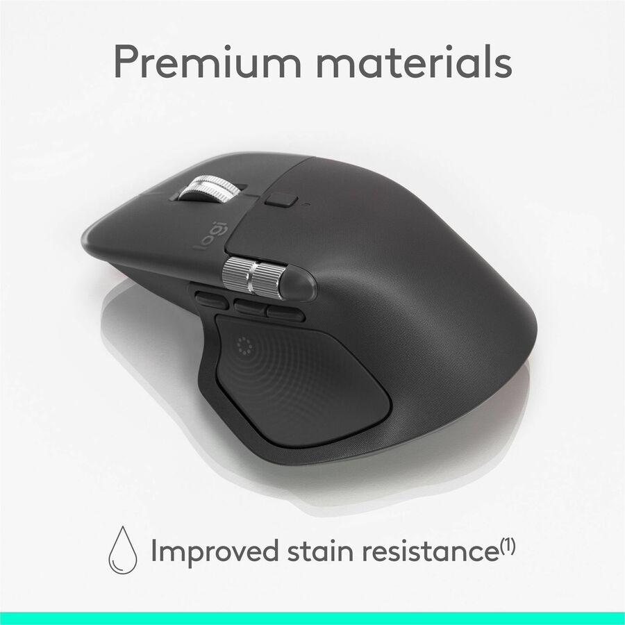 Logitech MX Master 4 for Business, Wireless Mouse with Quiet Clicks, 8K DPI, MagSpeed Scrolling, Logi Bolt Receiver, Graphite