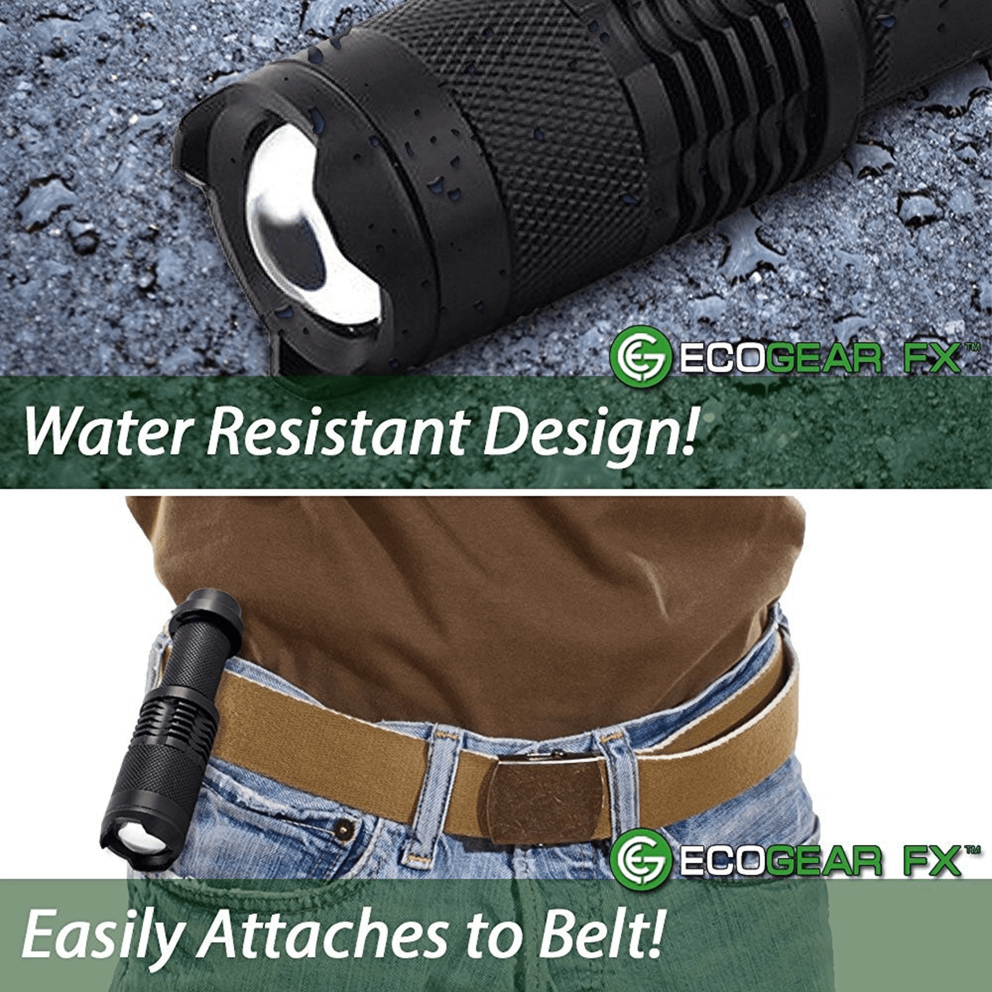 EcoGear FX E300 EDC Tactical Flashlight