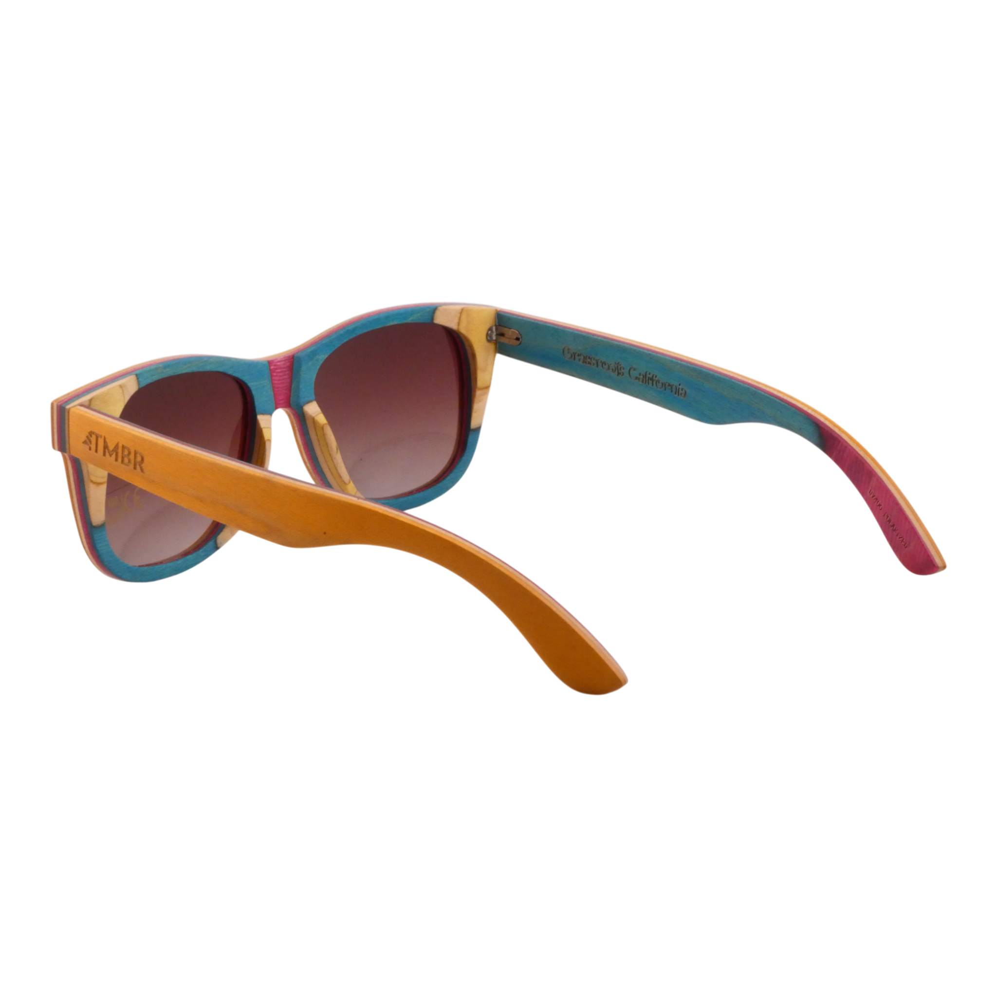 TMBR The Traveler Golden Sunglasses